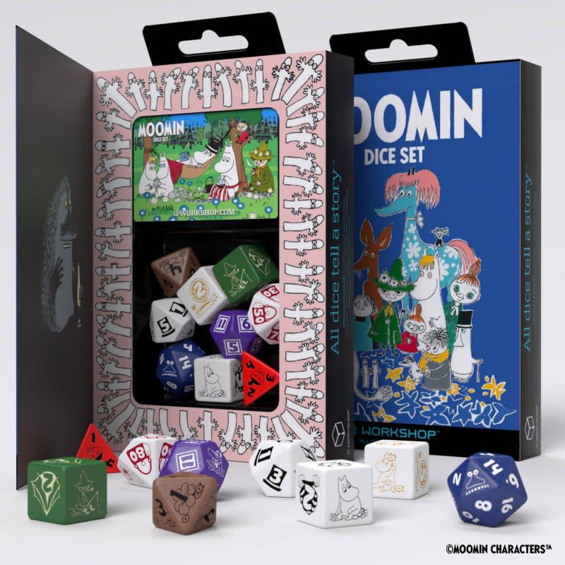 QWORKSHOP MOOMIN DICE SET1