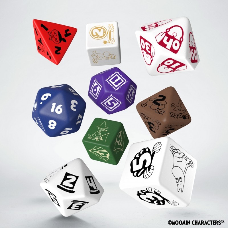 QWORKSHOP MOOMIN DICE SET2
