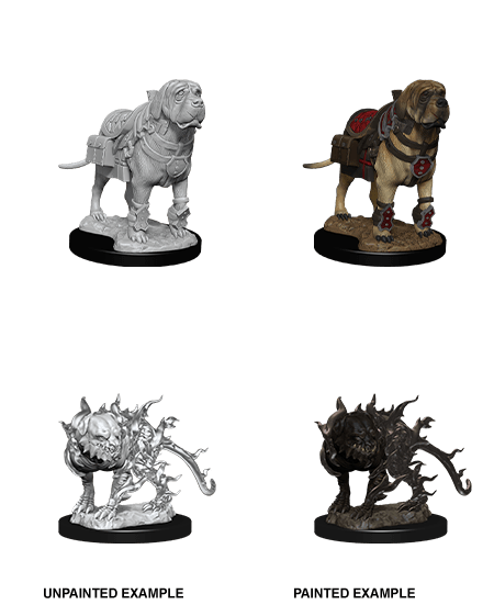 D&D NOLZUR'S MARVELOUS MINIATURES MASTIF & SHADOW MASTIF1