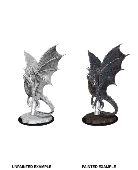 D&D NOLZUR'S MARVELOUS MINIATURES YOUNG SILVER DRAGON1