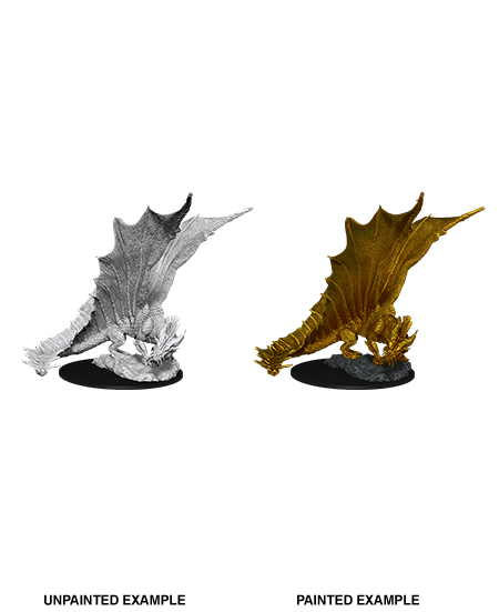D&D NOLZUR'S MARVELOUS MINIATURES YOUNG GOLD DRAGON1