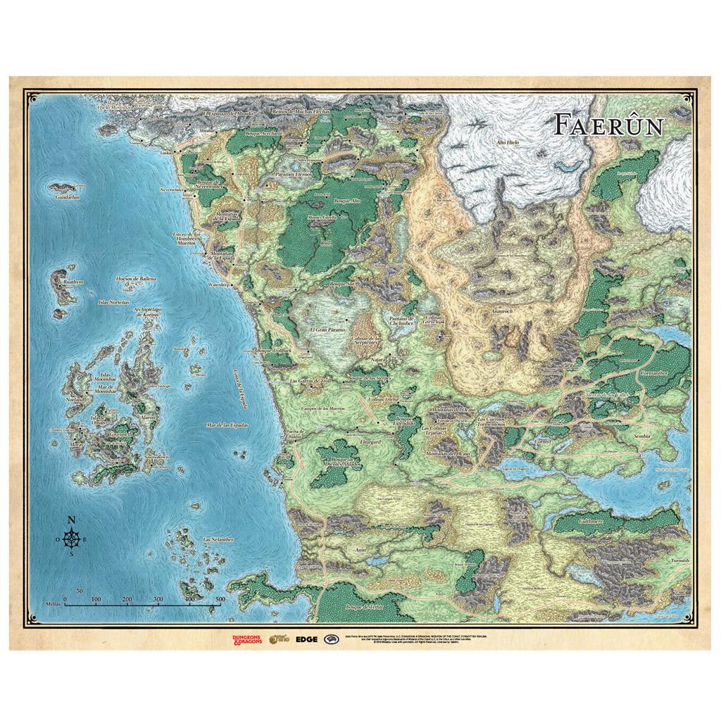 DUNGEONS & DRAGONS: MAPA DE FAERÛN1