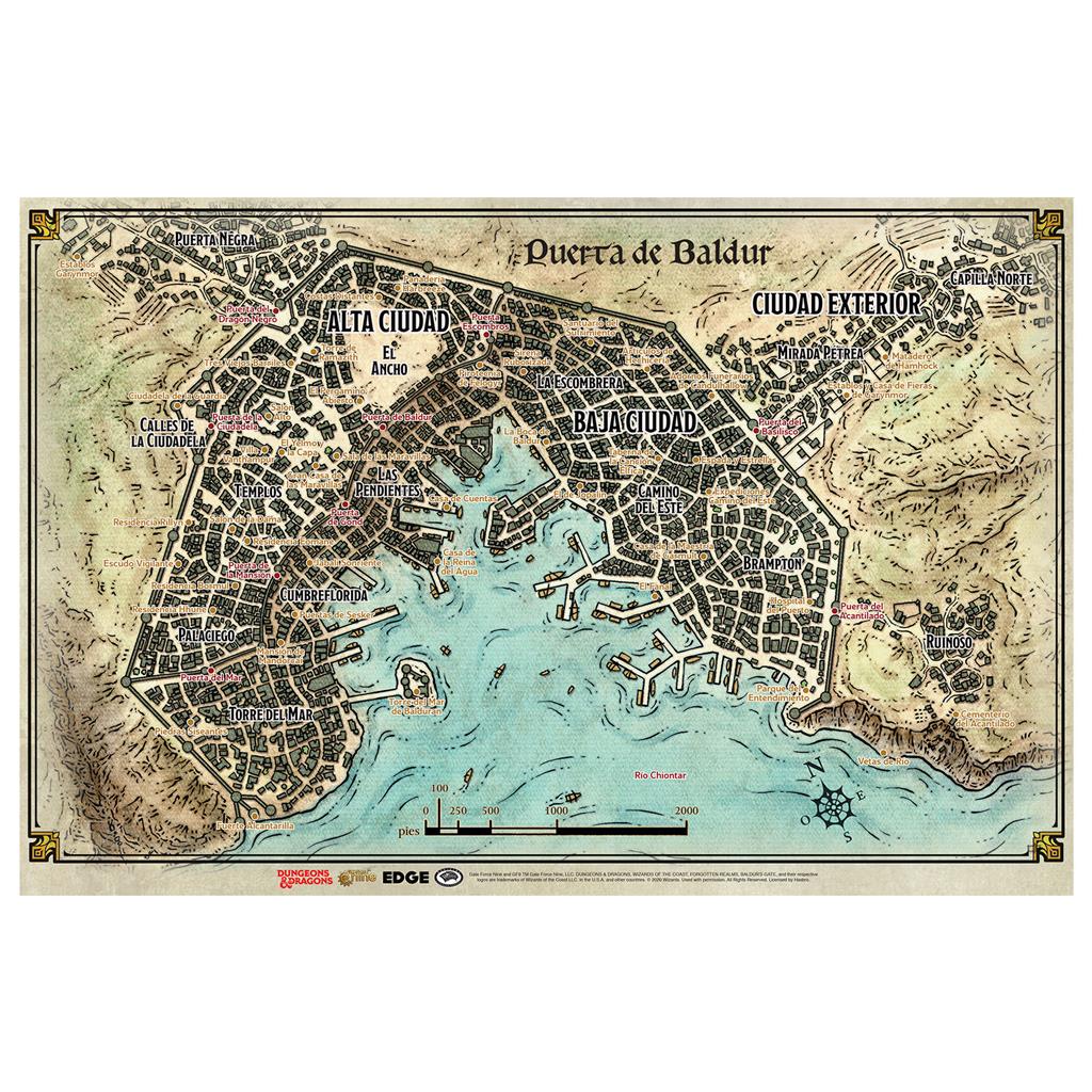 DUNGEONS & DRAGONS: MAPA DE PUERTA DE BALDUR1