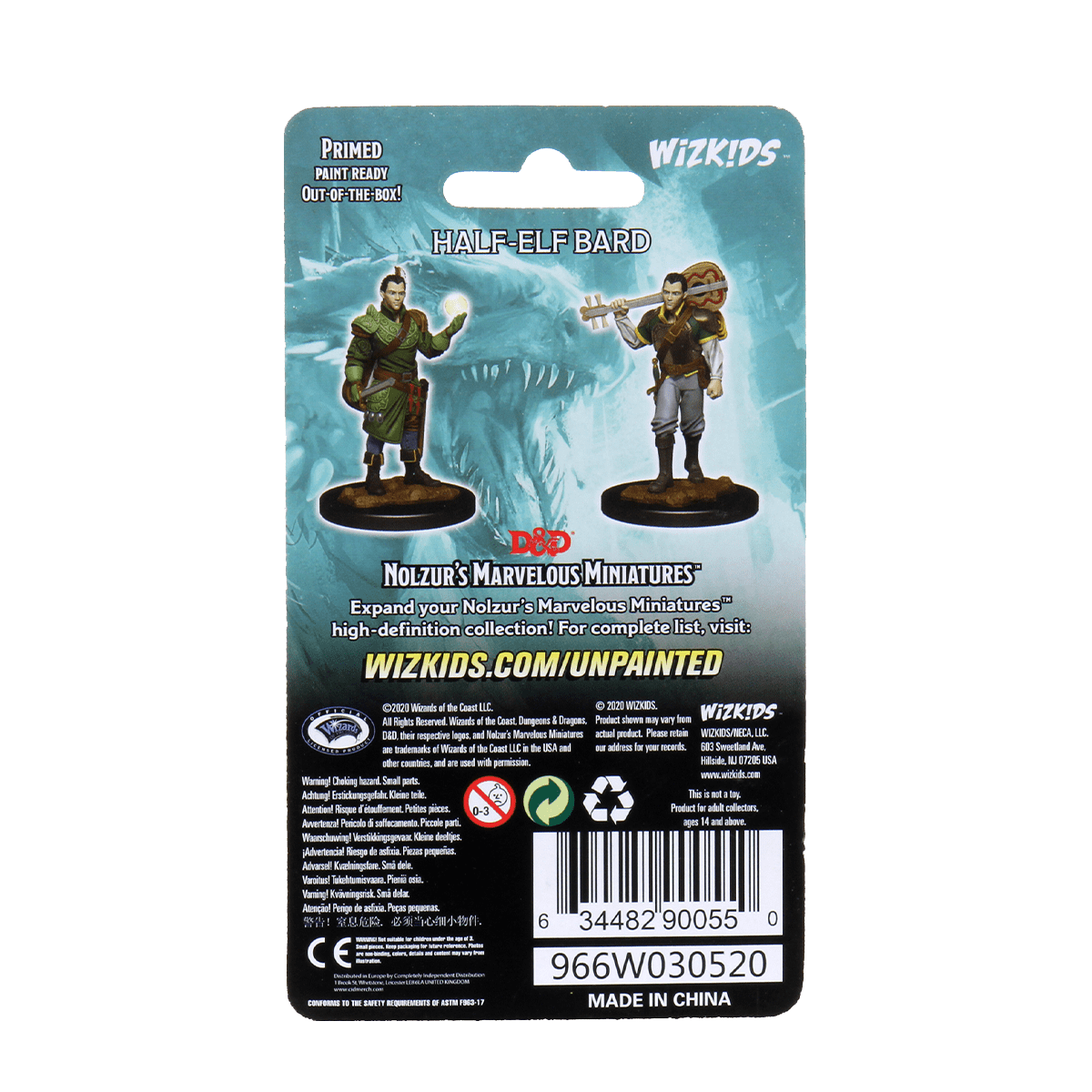 D&D NOLZUR'S MARVELOUS MINIATURES MALE HALF-ELF BARD2