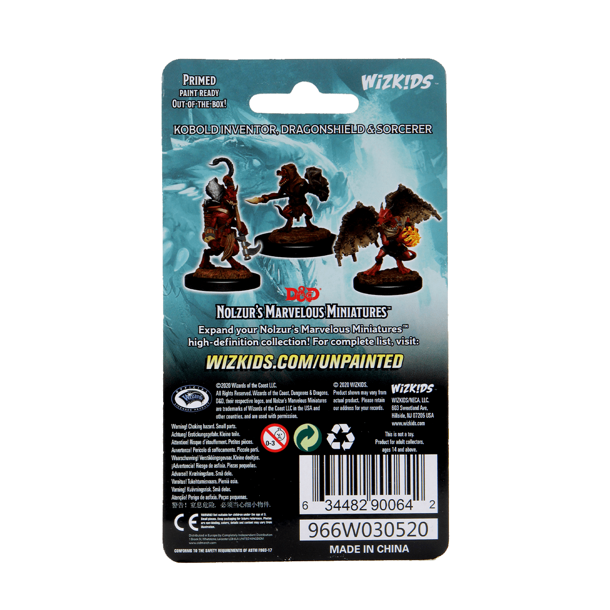 D&D NOLZUR'S MARVELOUS MINIATURES KOBOLD INVENTOR. DRAGONSHIELD & SORCERER2