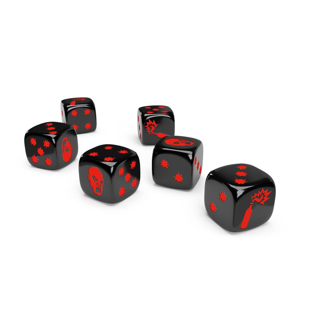 Zombicide Segunda Edición Special Black & White Dice2