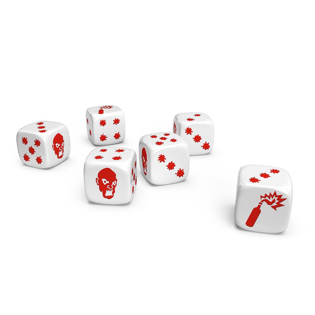 Zombicide Segunda Edición Special Black & White Dice3