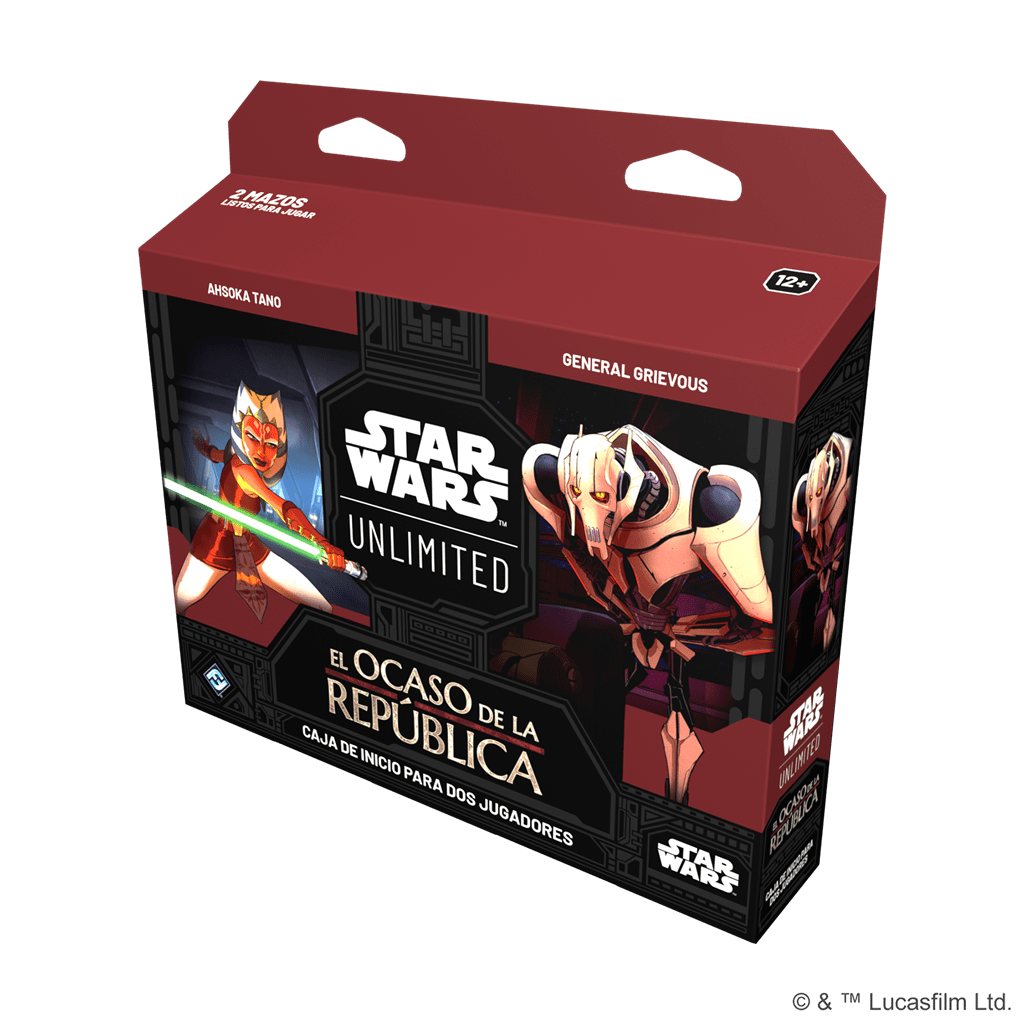 STAR WARS UNLIMITED - TWILIGHT OF THE REPUBLIC TWO-PLAYER STARTER ESPAÑOL1