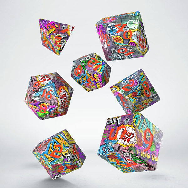 7-DIE SET FULL ART: GRAFFITI2
