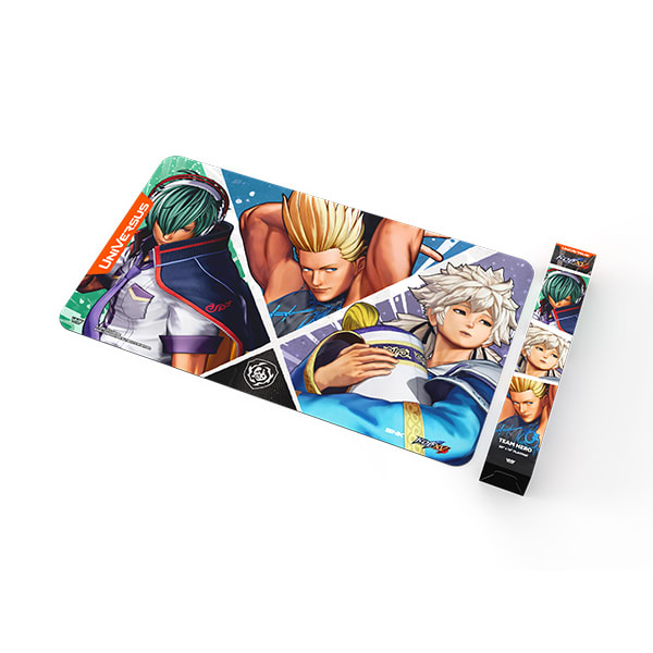 UNIVERSUS CCG: THE KING OF FIGHTERS XV CHALLENGER SERIES- TEAM HERO PLAYMAT2