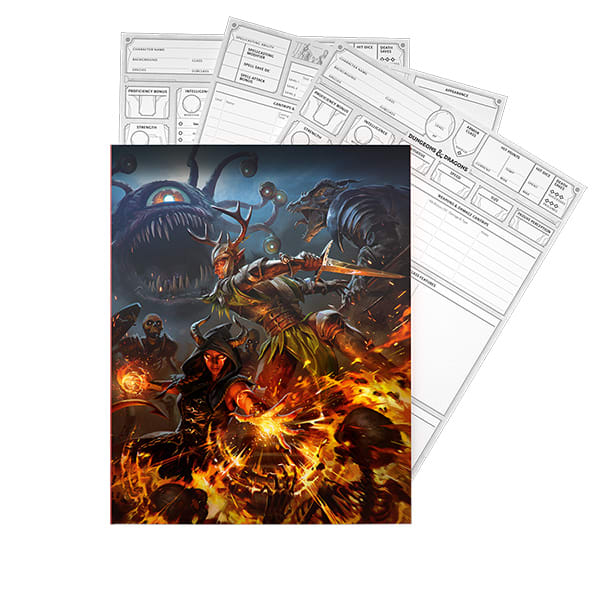 D&D: CHARACTER SHEETS 20242