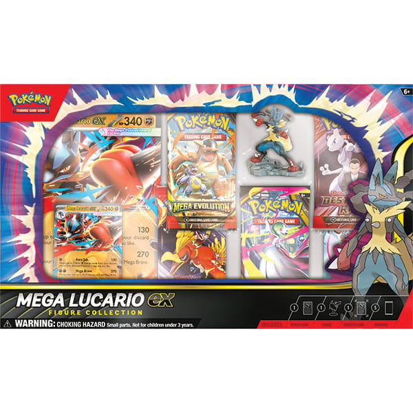 POKEMON TCG: MEGA LUCARIO EX FIGURE COLLECTION3