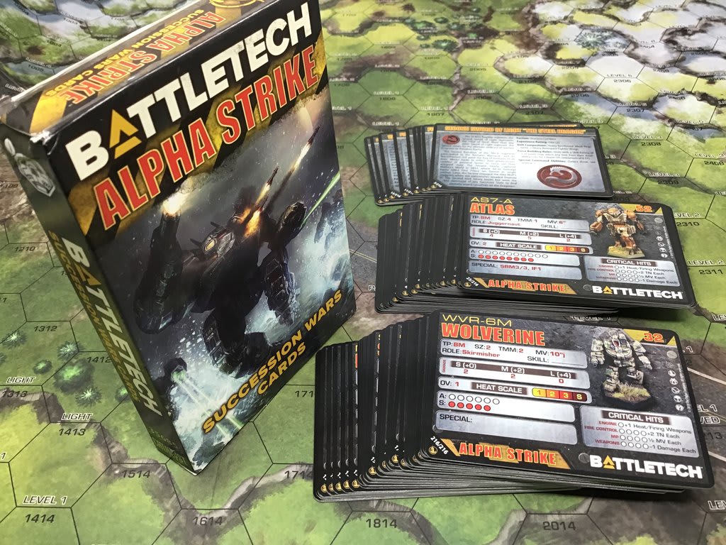 BATTLETECH - ALPHA STRIKE SUCESSION WARS CARD1