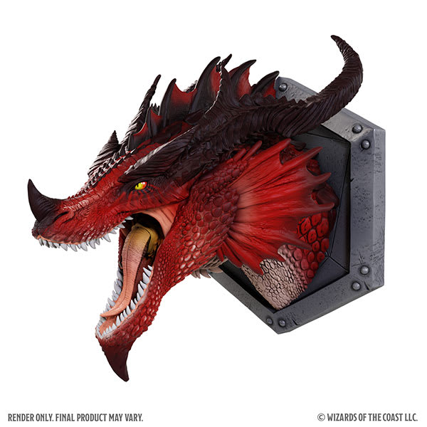 D&D REPLICAS OF THE REALMS: RED DRAGON 12 TROPHY PLAQUE1