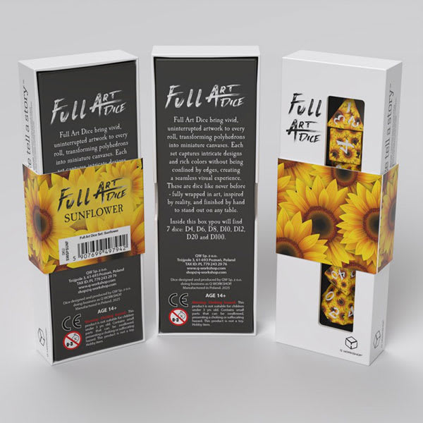 7-DIE SET FULL ART: SUNFLOWER1