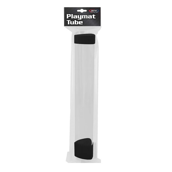 Tube: Playmat- Clear with Black Caps and Dice1
