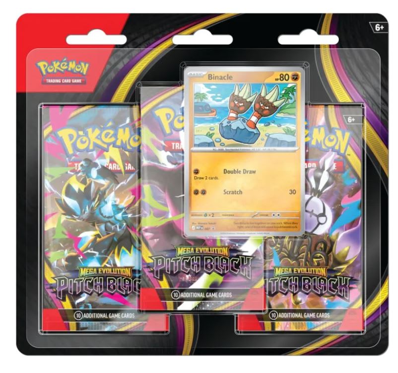 POKEMON TCG: SPANISH MEGA EVOLUTION 05 PITCH BLACK- 3-BOOSTER1