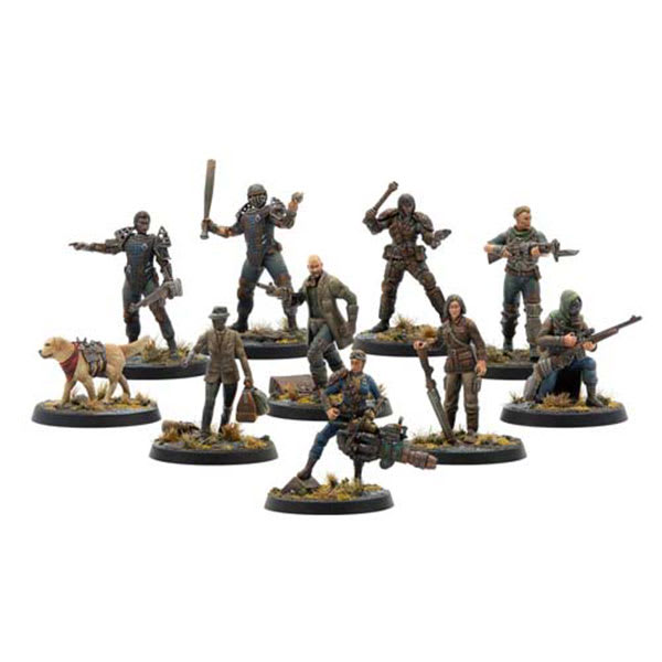 FALLOUT: MINIATURES - WASTELAND SURVIVORS CORE SET (PLASTIC)1