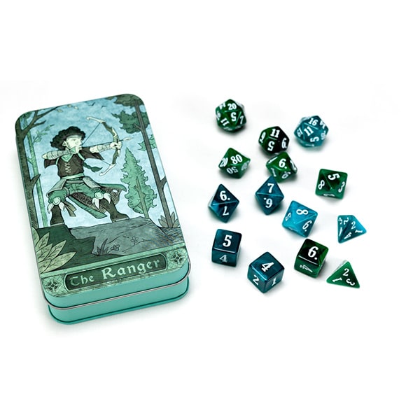 RPG CLASS DICE: RANGER SET TIN (14 DICE)1