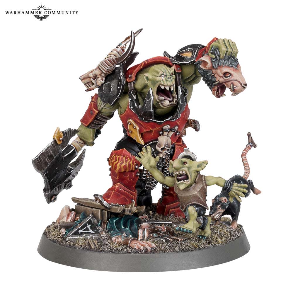 ORRUK WARCLANS: BAWLA AND BURK BOSS RAT-KILLAS1