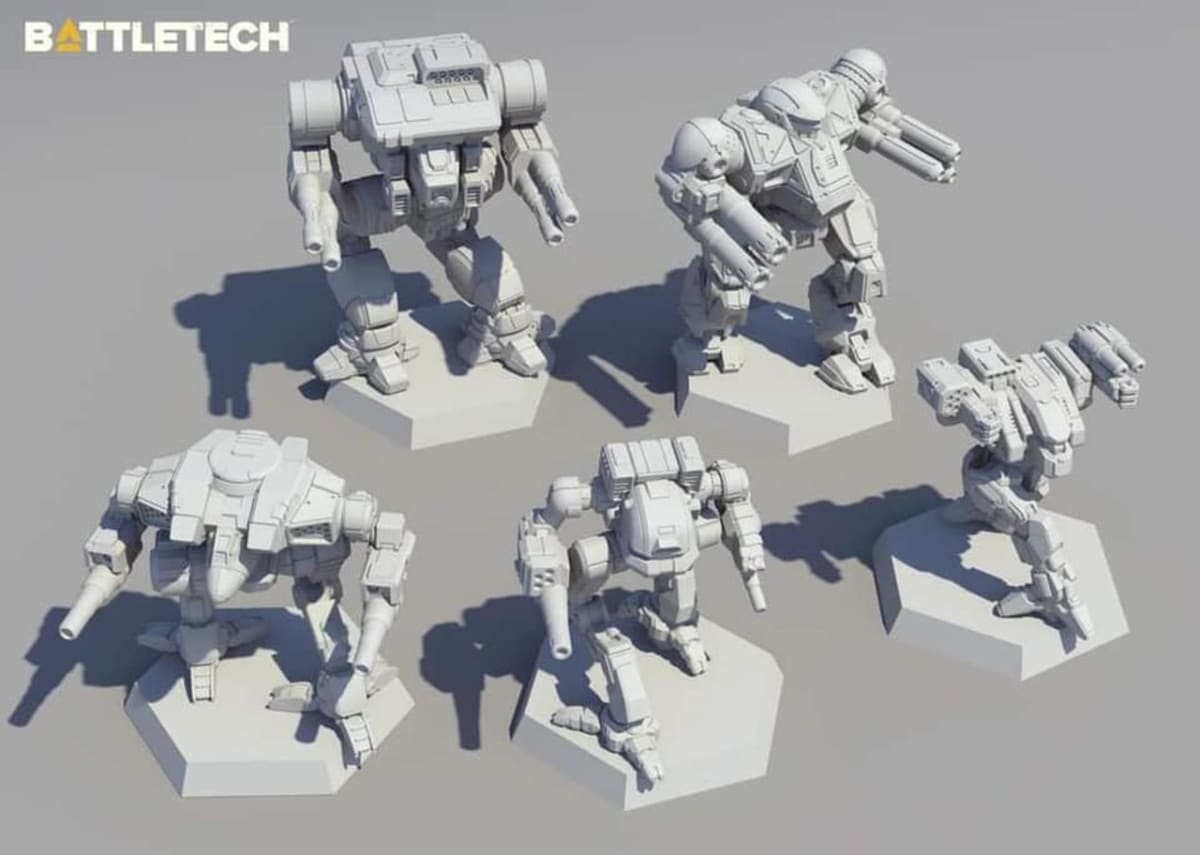 BATTLETECH CLAN FIRE STAR MINIATURES PACK1
