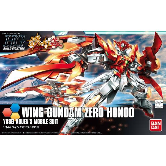 HGBF 1/144 WING GUNDAM ZERO HONOO1