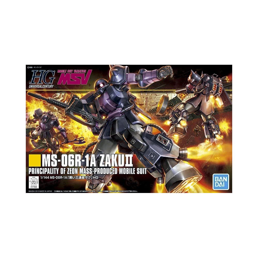 1/144 HGUC MS-06R-1A ZAKU II BLACK TRISTARS1