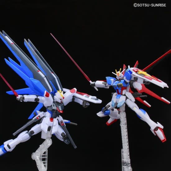 HG 1/144 FREEDOM GUNDAM VS FORCE IMPULSE GUNDAM (BATTLE OF DESTINY SET) [METALLIC]1