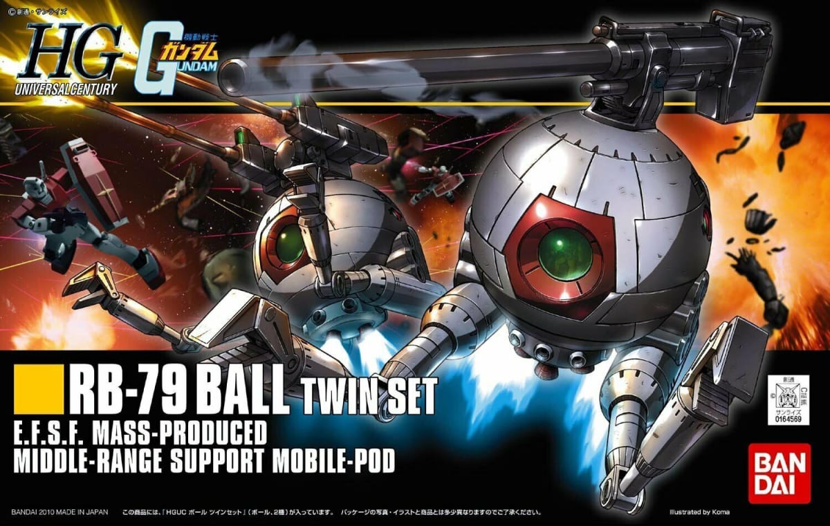 1/144 HGUC BALL TWIN SET1