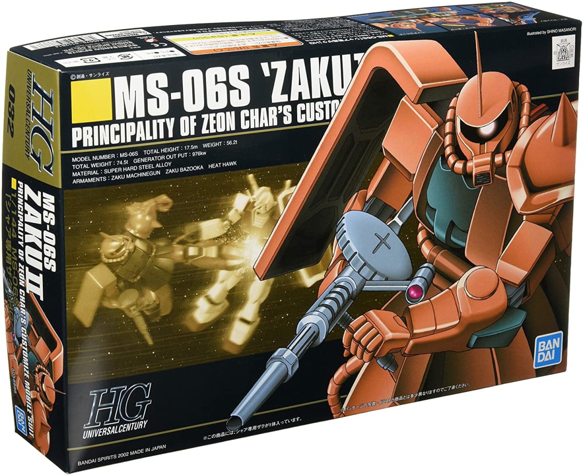 1/144 HGUC MS-06S ZAKU II1
