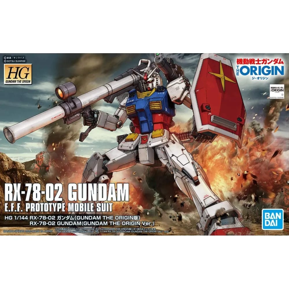 HG 1/144 RX-78-02 GUNDAM (GUNDAM THE ORIGIN VER.)1