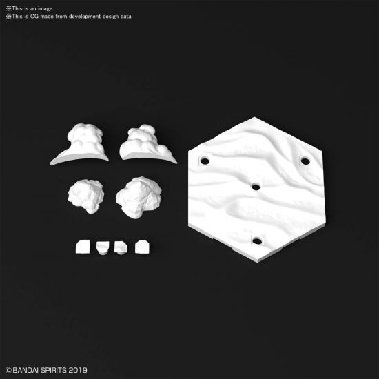 BASE CUSTOMIZE SCENE BASE SNOWFIELD VER.1