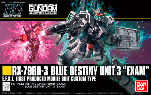HG 1/144 BLUE DESTINY UNIT3“EXAM“1