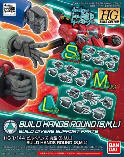 HG 1/144 BUILD HANDS ROUND (SML)1