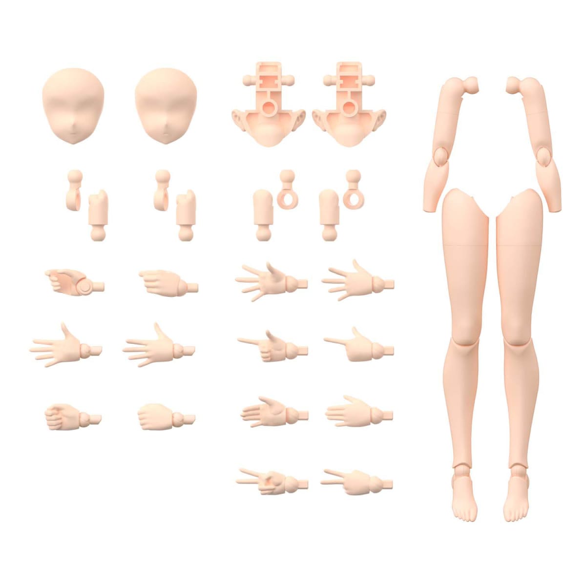 KIT ACCESORIOS 30MS OPTION BODY PARTS ARM PARTS & LEG PARTS COLOR A2
