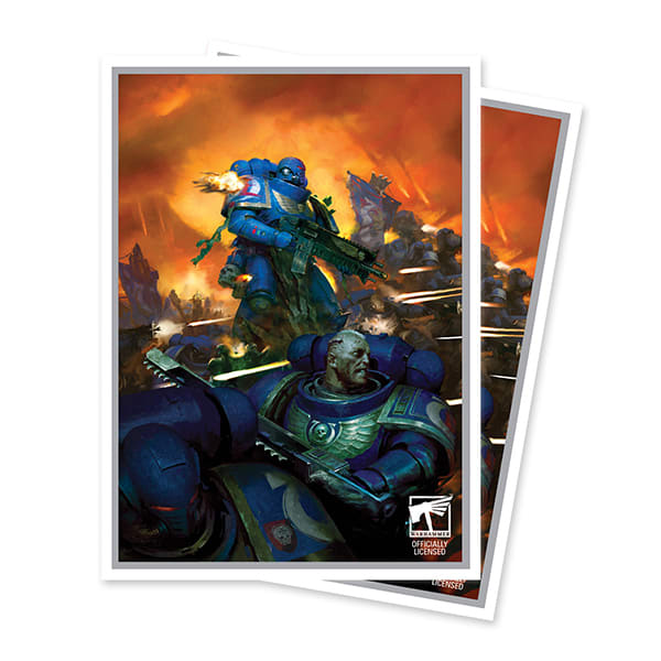DECK PROTECTORS: WARHAMMER 40,000- SPACE MARINES- ADEPTUS ASTARTES (105CT)1