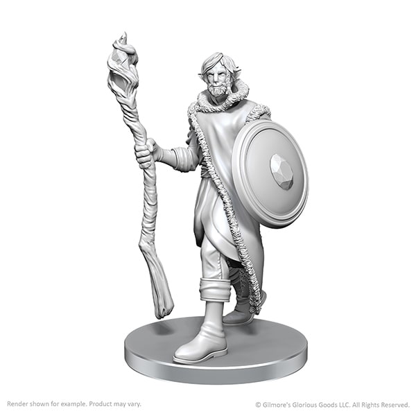 CRITICAL ROLE UNPAINTED MINIATURES: WAVE 26- MOLLYMAUK TEALEAF & CADUCEUS CLAY1