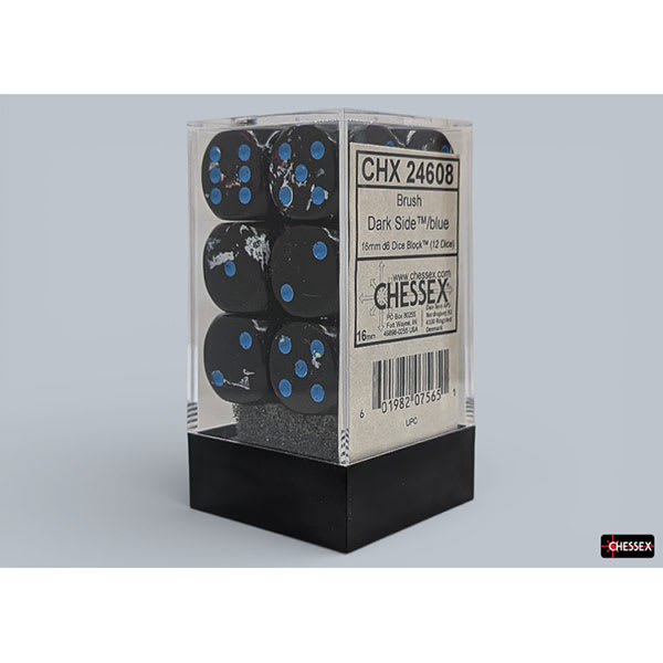 BRUSH DARK SIDE - BLUE 16MM DICE BLOCK1