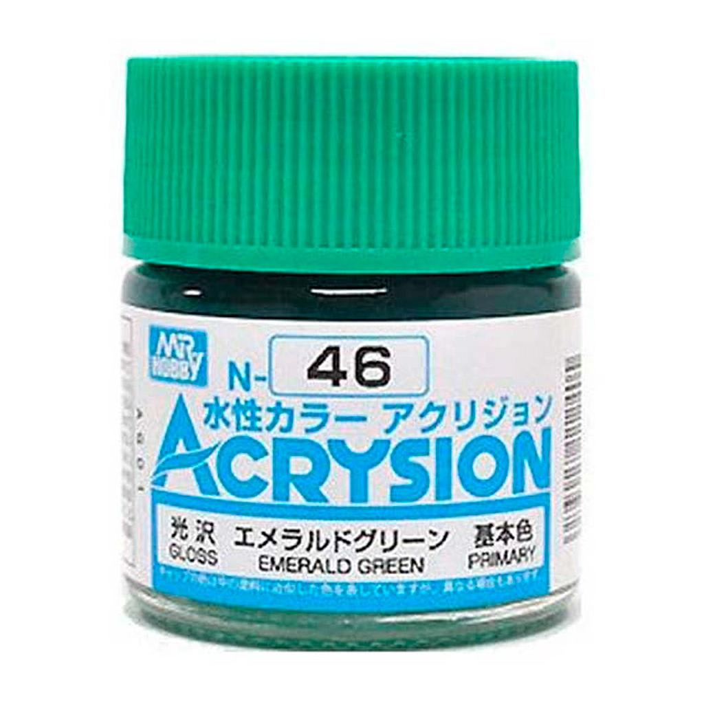 N46 ACRYSION COLOR EMERALD GREEN1