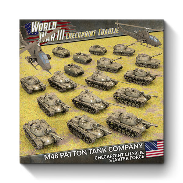 WORLD WAR 3: AMERICAN- STARTER FORCE- M48 PATTON TANK COMPANY (PLASTIC) - LIMITED EDITION9