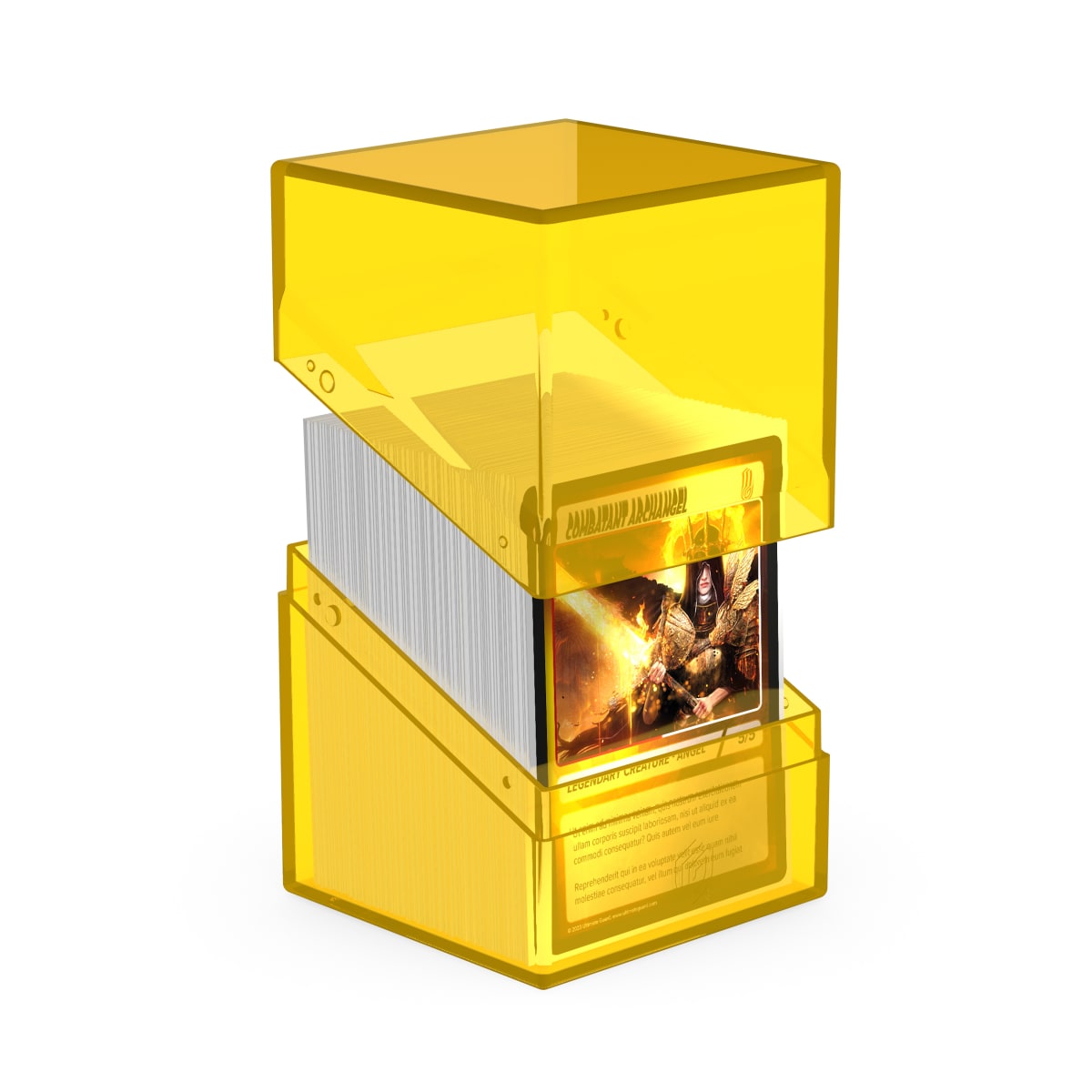 DECK CASE: BOULDER 100+ STANDARD SIZE- CLEAR AMBER1