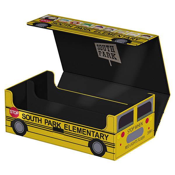 SQUAROES: SOUTH PARK- WAVE I COLLECTORS CASE SCHOOL BUS2