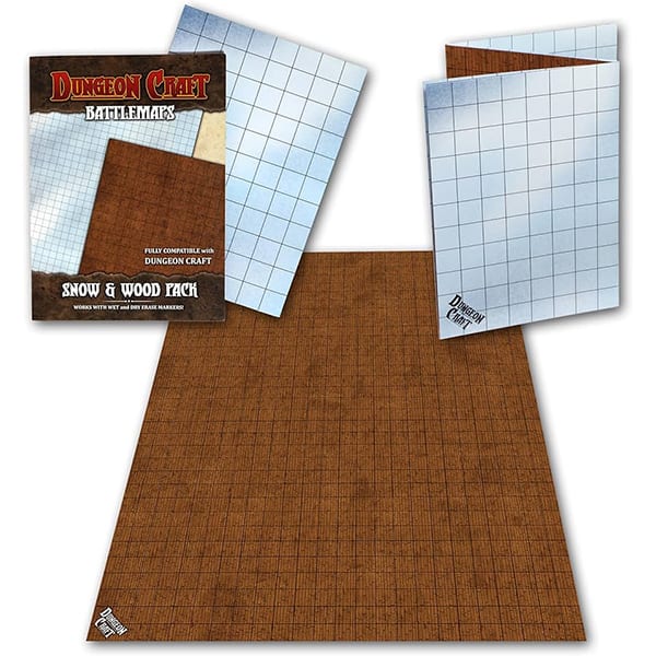 DUNGEON CRAFT: BATTLE MAP- WOOD AND SNOW1