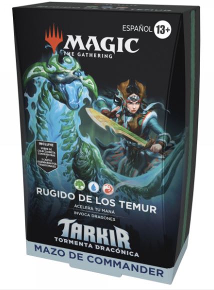 MTG: SPANISH TARKIR DRAGONSTORM COMMANDER DECK - TEMUR ROAR1