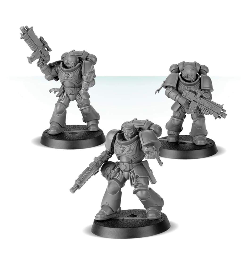 CITADEL PAINT SET: SPACE MARINE PRIMARIS INTERCESSOR + PAINT SET (INGLES/ESPAÑOL)2