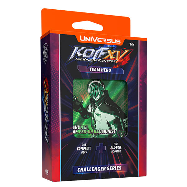 UNIVERSUS CCG: CHALLENGER SERIES DISPLAY- THE KING OF FIGHTERS XV - TEAM HERO1