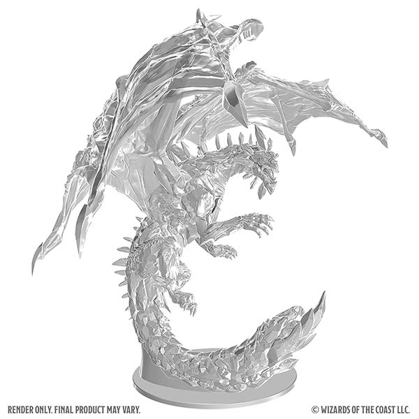 D&D NOLZURS MARVELOUS MINIATURES: UNPAINTED MINIS- ADULT AMETHYST DRAGON1