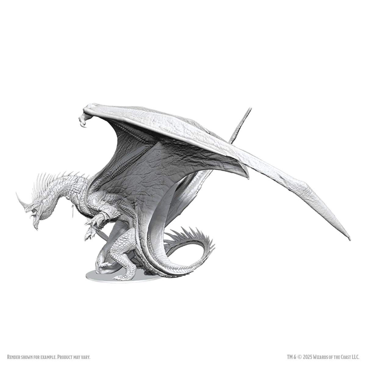 D&D NOLZUR'S MARVELOUS MINIATURES: UNPAINTED MINIS- ANTHRADUSK, ANCIENT BLUE DRAGON1