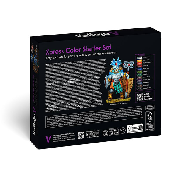 XPRESS COLOR SET: STARTER SET (12 COLORS + FIGURE + BRUSH), 18ML.1