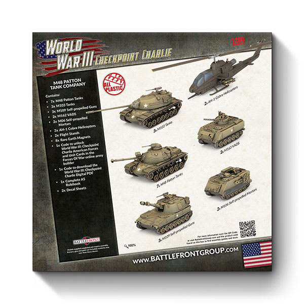 WORLD WAR 3: AMERICAN- STARTER FORCE- M48 PATTON TANK COMPANY (PLASTIC) - LIMITED EDITION7
